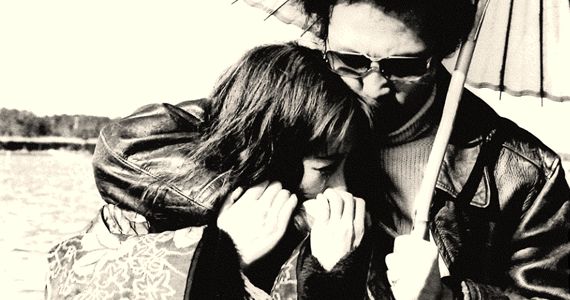 woman with red hair still